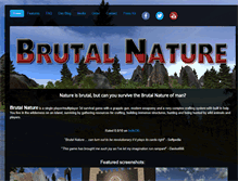 Tablet Screenshot of brutalnature.com